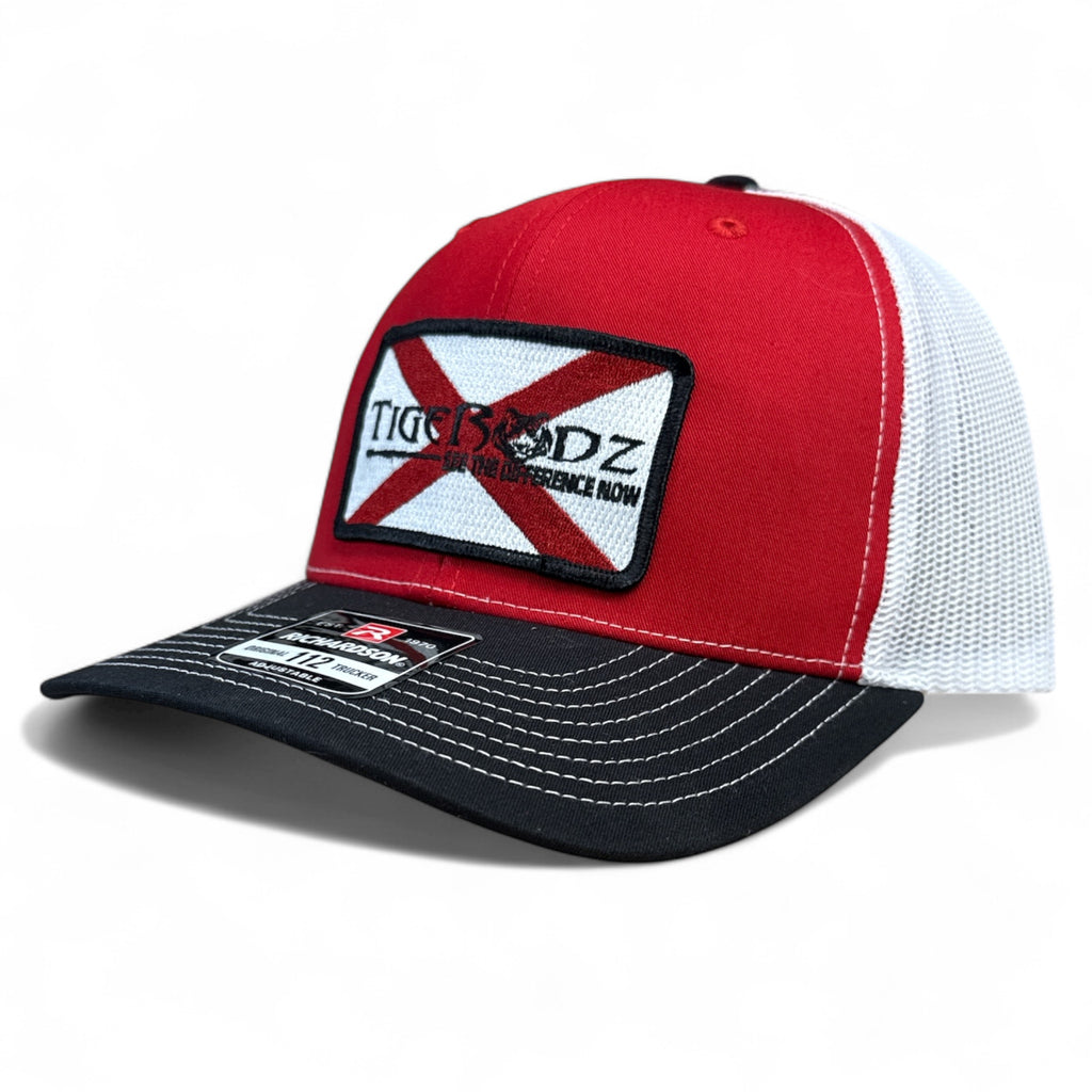 TigeRodz Alabama Flag Richardson 112 Trucker Hat NEW PATCH - 44 Outdoors, LLC
